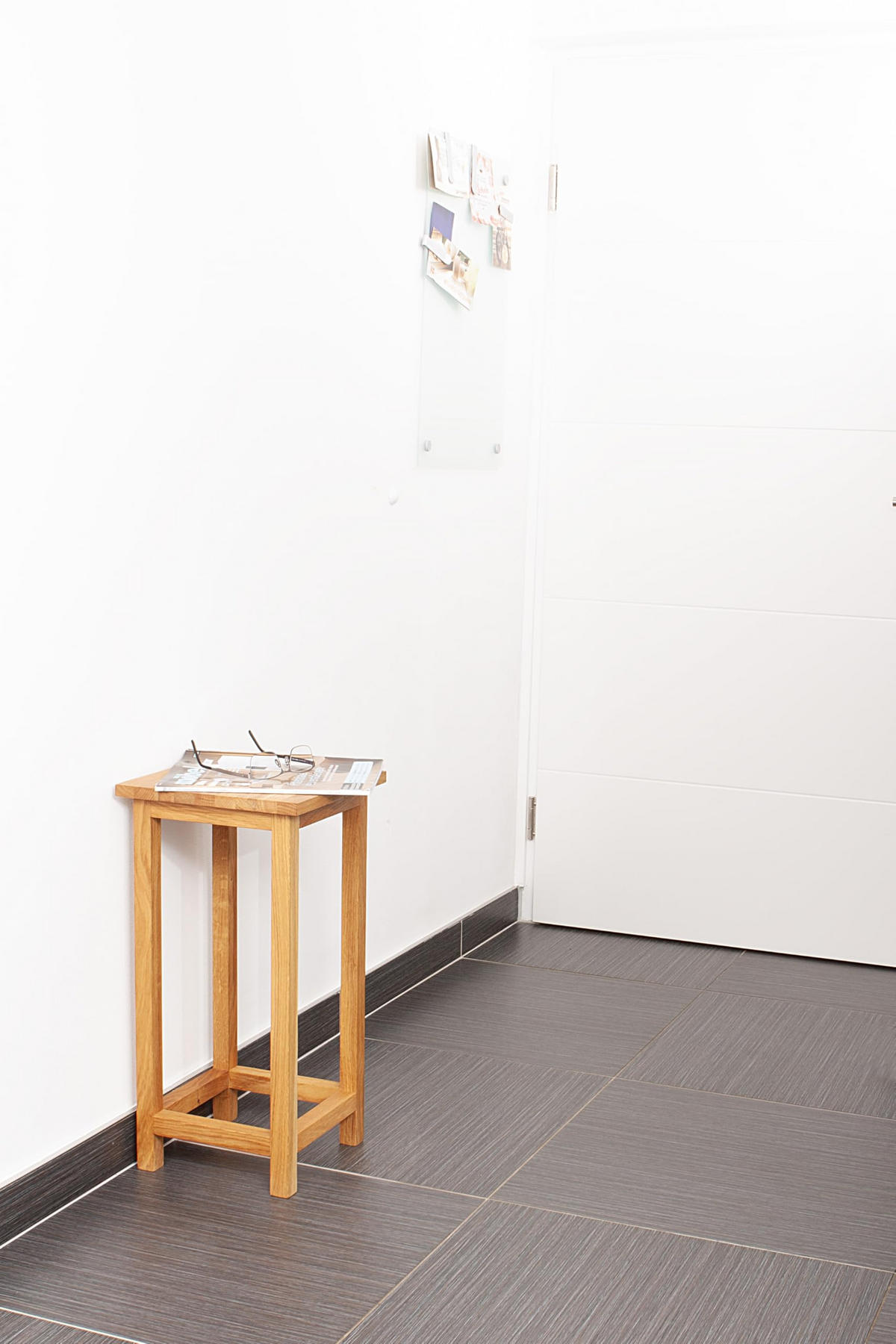 BLUMENSTÄNDER Maxi Platte 2cm Eiche 30x30x60cm - Eichefarben, Holz (30/30/60cm) - DELUKE