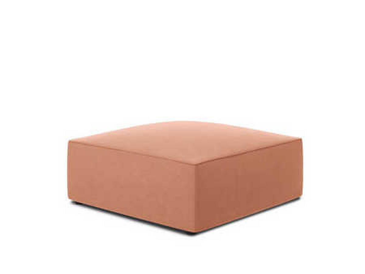 POUF Ruby aus Samt rosa - Pink, Textil (93/40/93cm) - Micadoni