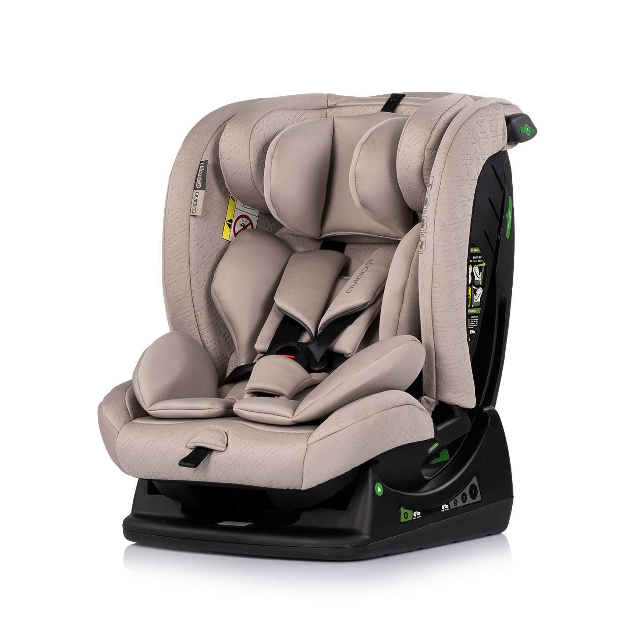KINDERSITZ Aviato i-Size hellbraun (40 - 150 cm) Gruppe 0/1/2/3, verstellbar - Braun, Kunststoff (44/58/51cm) - Chipolino
