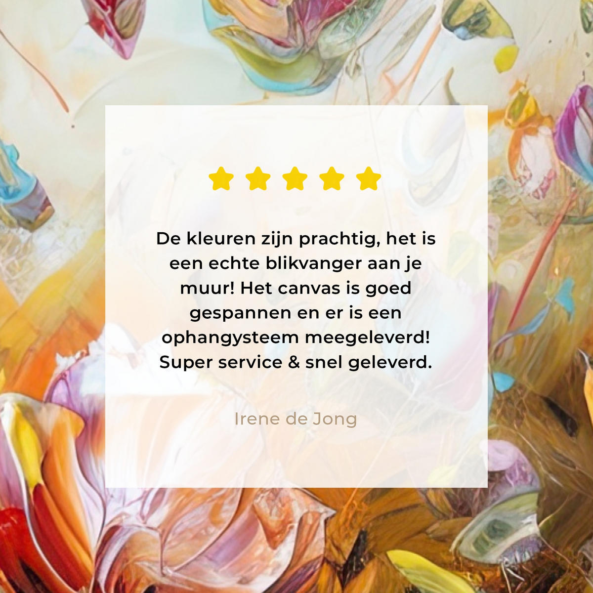 LEINWANDBILD Blumen - Kunst - Natur - Ölgemälde Wanddeko 40x60 cm - Multicolor, Textil (40/60cm) - MuchoWow