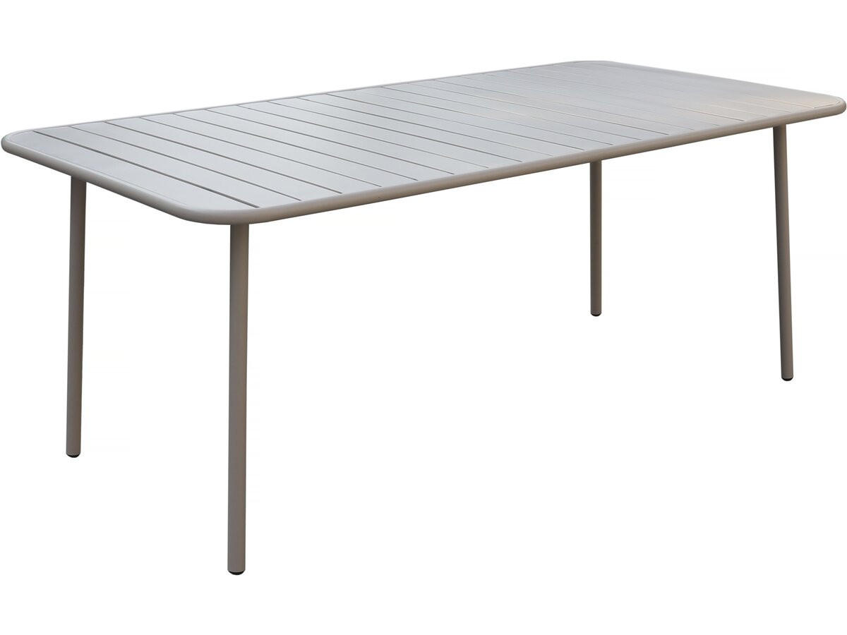 GARTENTISCH bilbao Taupe - Taupe, Metall (180/90/71cm) - Habitat Garten