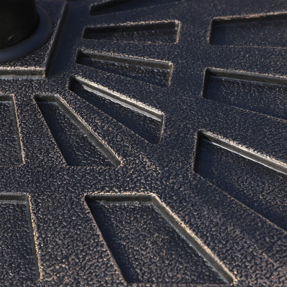 SONNENSCHIRMSTÄNDER für Ø38 mm Ø48 mm Kunstharz Schwarz 47 x47 x 32 cm - Bronzefarben, Kunststoff (47/47cm) - Outsunny