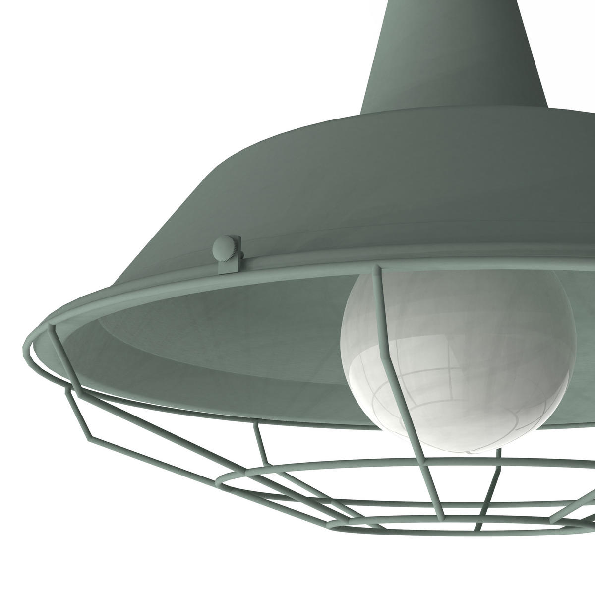 HÄNGELEUCHTE - Grün, Metall (35/35/30cm) - Lumicom