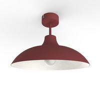 DECKENLEUCHTE - Samtahornfarben, Metall (40/40/23cm) - Lumicom