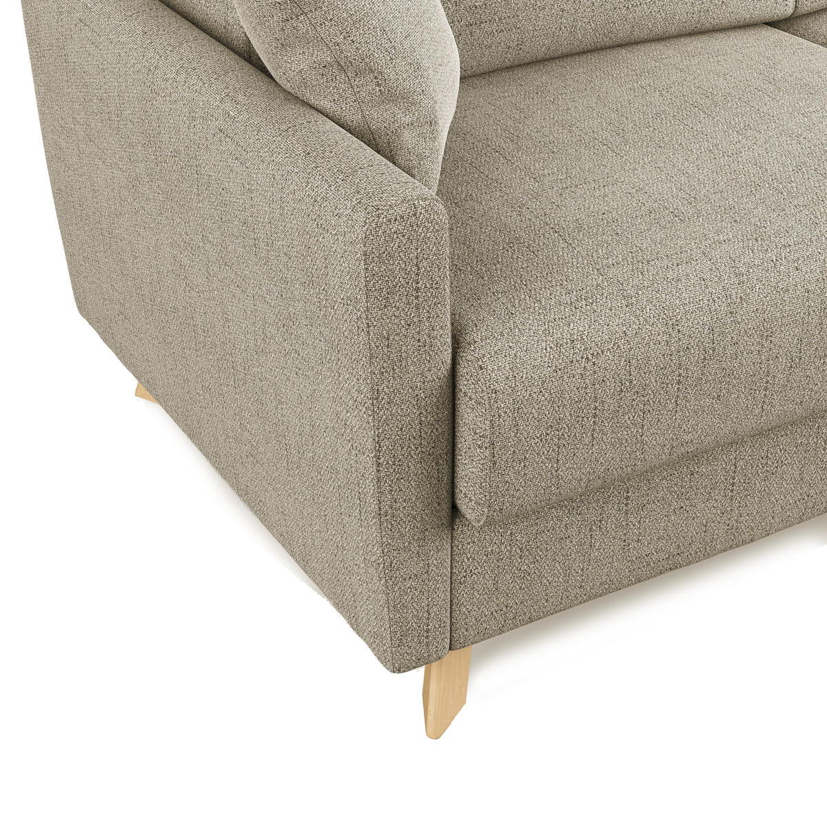 SCHLAFSOFA Edgar - Beige, Textil (180/94/97cm) - Divani.store