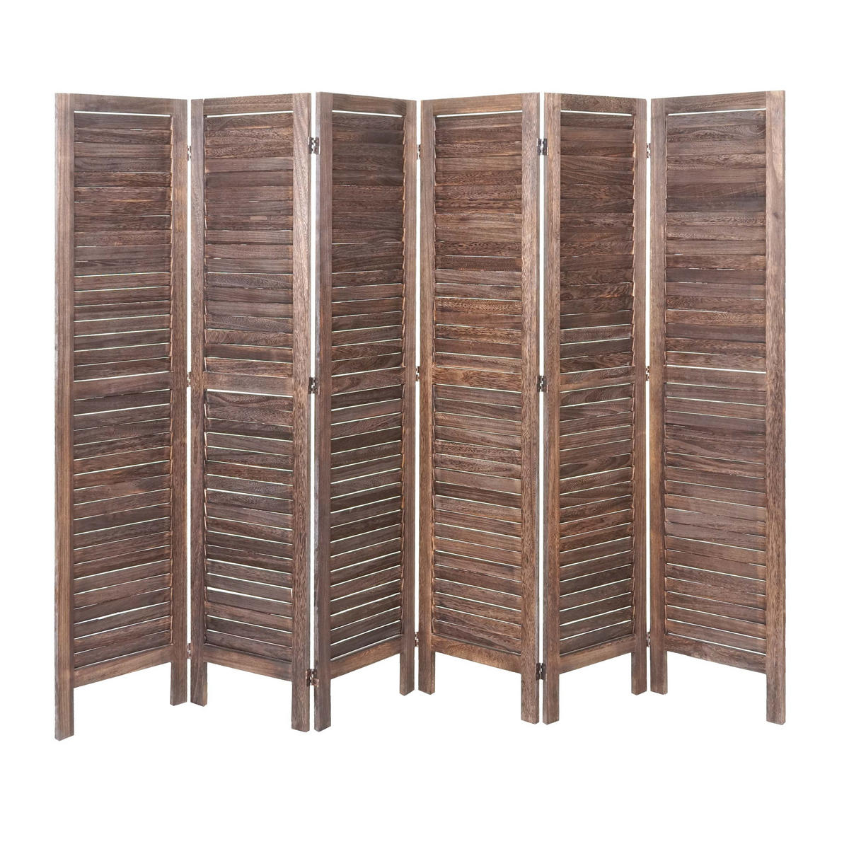 PARAVENT Dunkelbraun - Dunkelbraun, Holz (240/170/2cm) - MCW