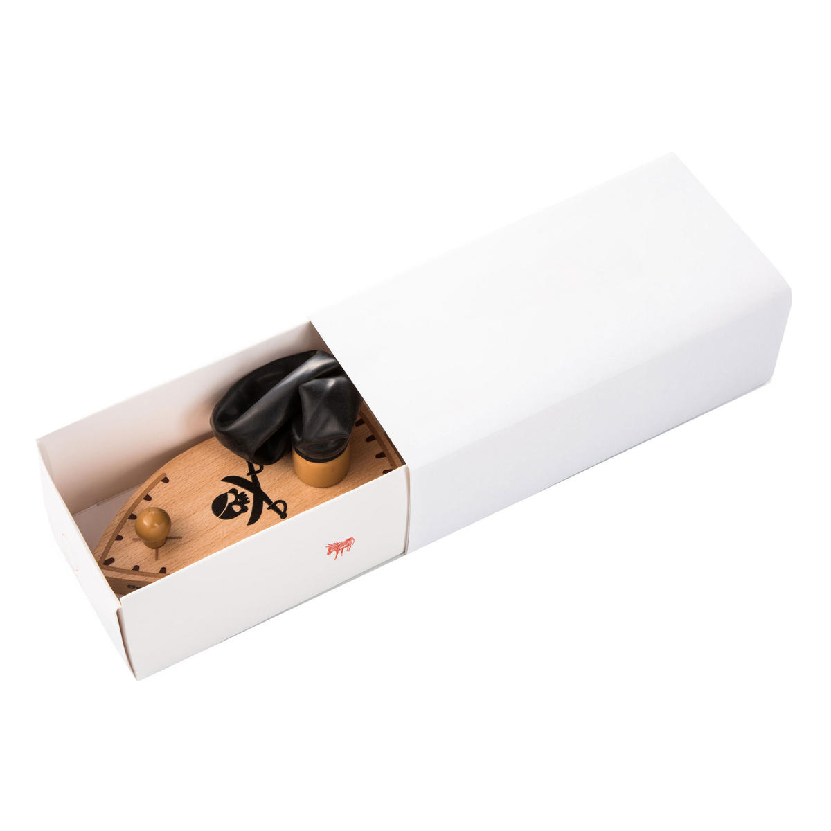 SPIELZEUGBOOT Balloon Puster Sea Tiger, Holz, L 13 cm - Multicolor, Holz (5.5/5/13cm)