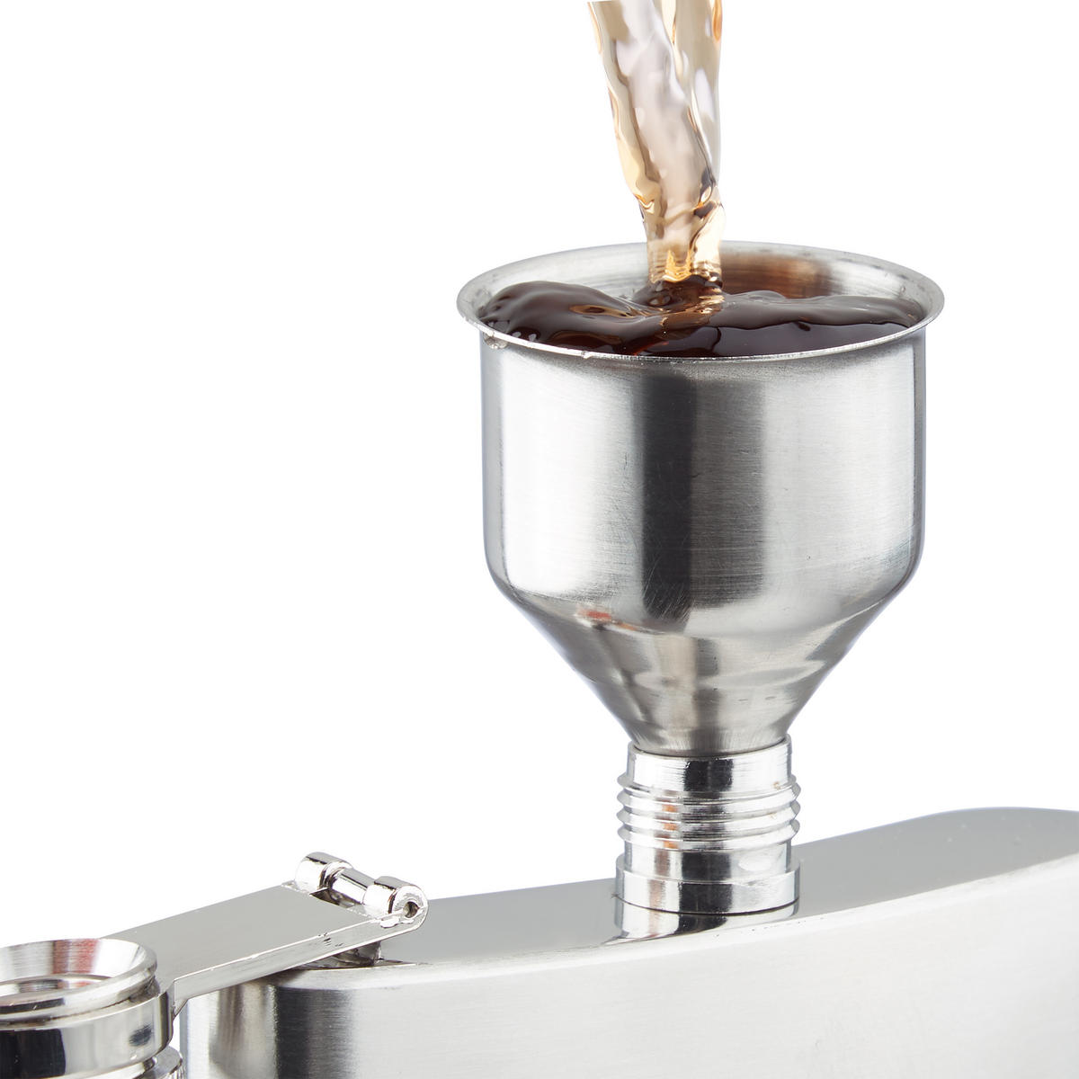 FLACHMANN Set - Silberfarben, Metall (10/13/2.5cm) - Relaxdays