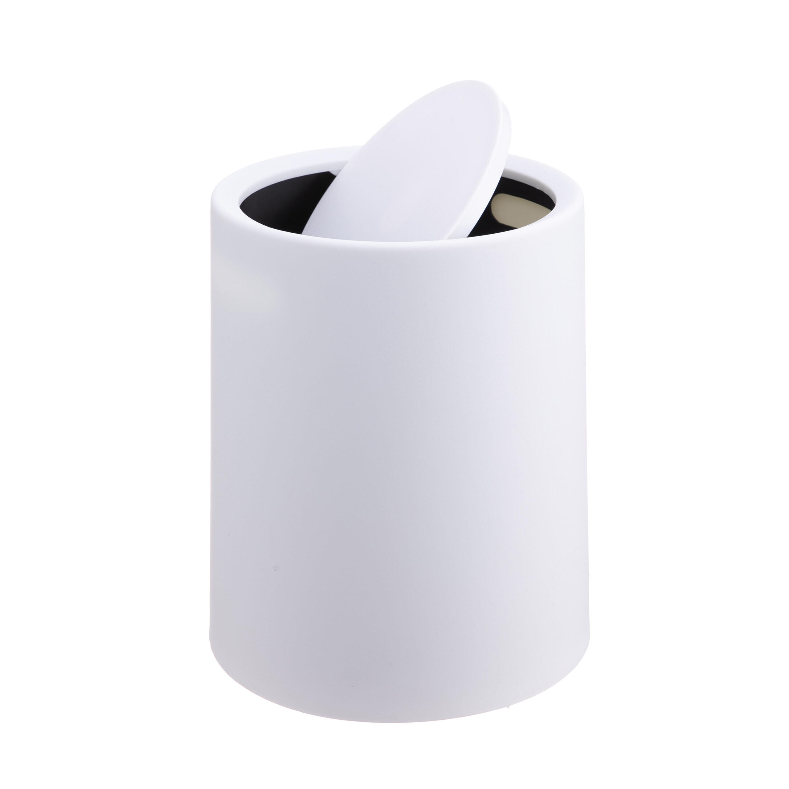 COȘ Alb capac basculant 6 l plastic