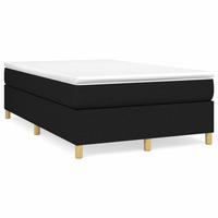 POLSTERBETT Raber 120/203 cm - Schwarz, Holzwerkstoff (120/200cm) - Nettlife