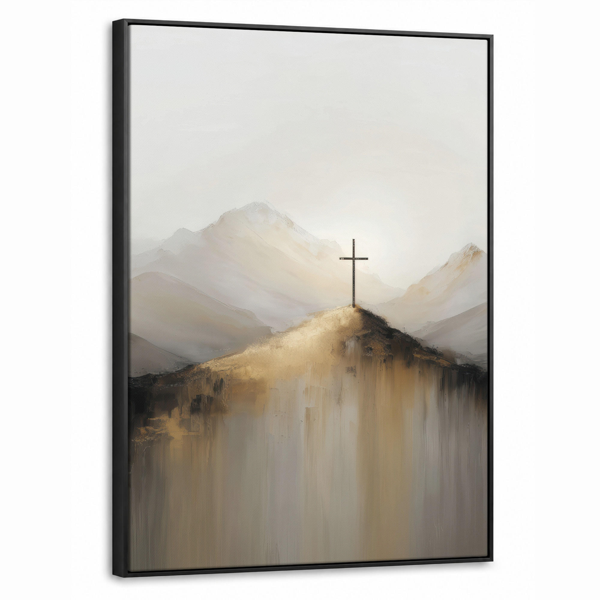 MuchoWow Leinwand Beige 60x80 cm