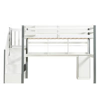 HOCHBETT 90/200 cm Weiß + Grau - Weiß/Grau, Holz/Holzwerkstoff