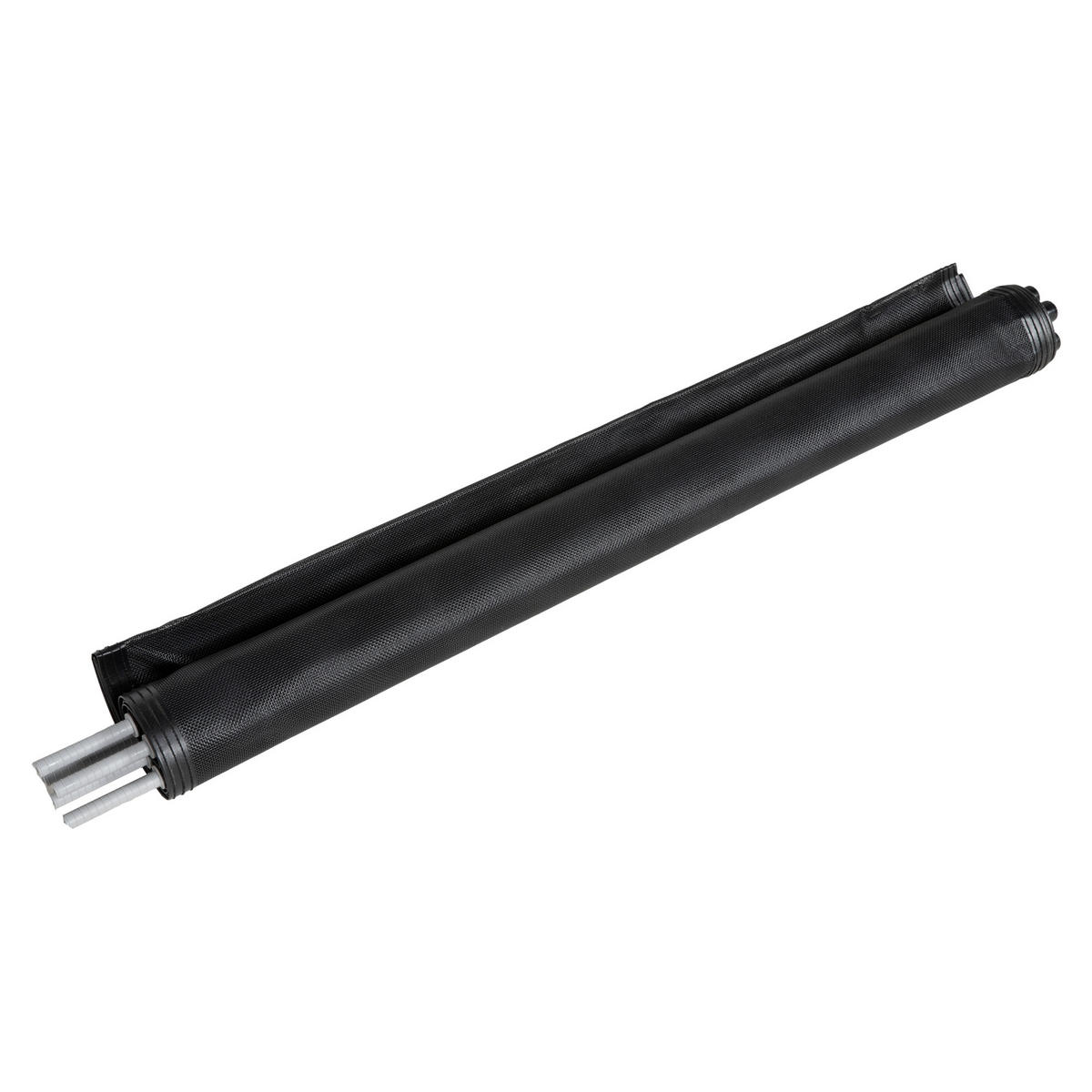 GARTENZAUN Schwarz 365.0/2.5/126.0 cm - Schwarz, Metall (2.5/126cm)