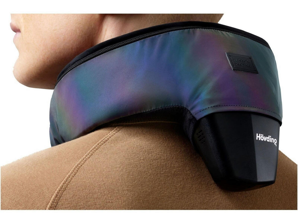 FAHRRADHELM ÜBERZUG C.RIDE Schwarz 49-59cm - Schwarz, Textil (12/15cm) - Hövding