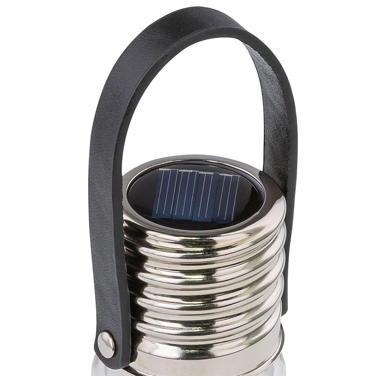 LED AUSSENLEUCHTE Silber Glas 3er Set - Silberfarben, Glas (9/9/17.5cm) - Globo Lighting