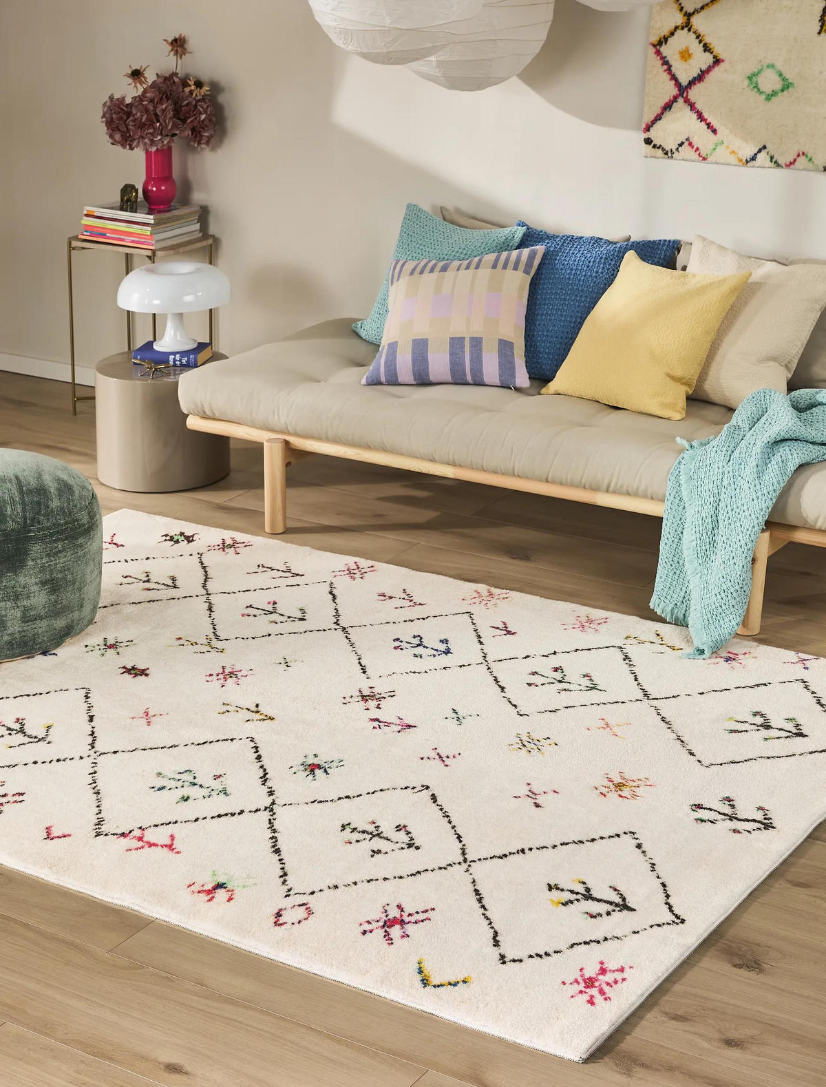 TEPPICH Mara Multicolor 200x300 cm - Multicolor, Textil (200/300cm) - benuta Pop