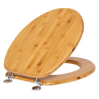 WC-SITZ Bamboo , Bambus, Zink, Braun - Braun, Holz (37.3/5.5/43.2cm) - 5five Simply Smart