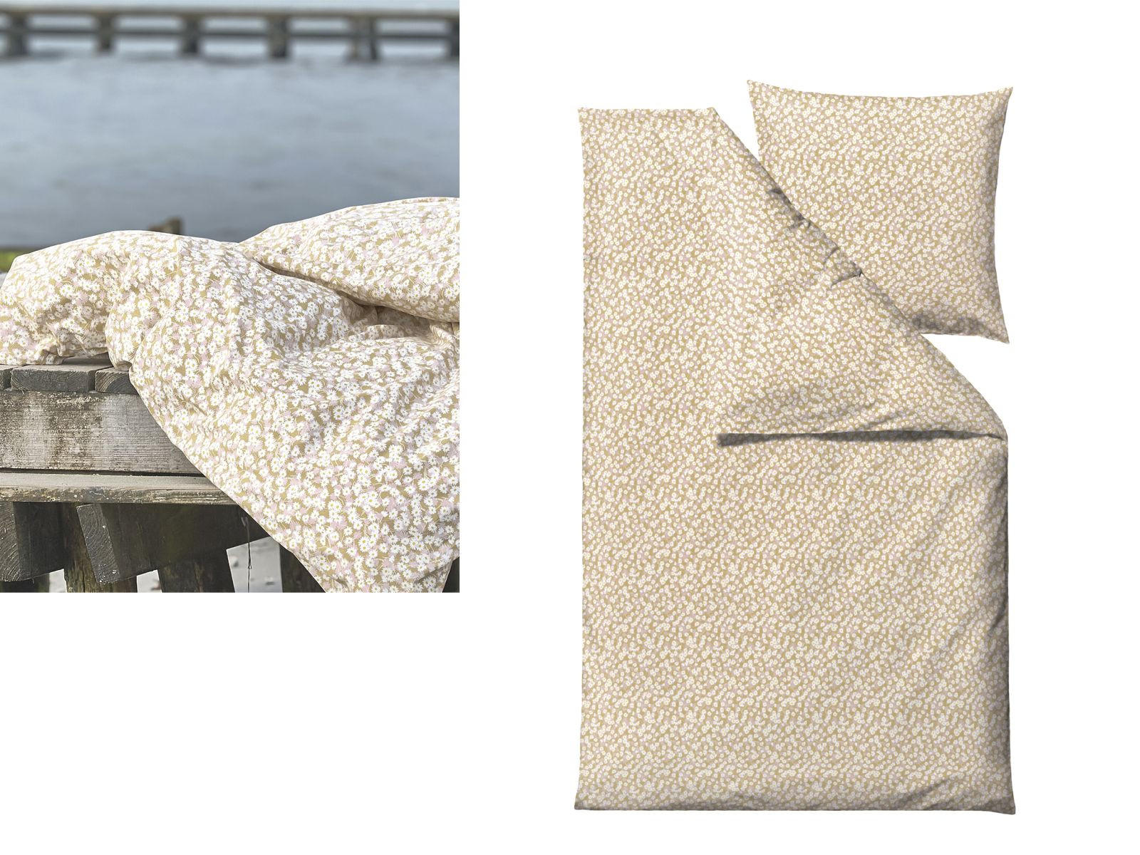 BETTWÄSCHE Bellis braun 135/200 cm Baumwolle - Braun, Textil (135/200cm) - Södahl