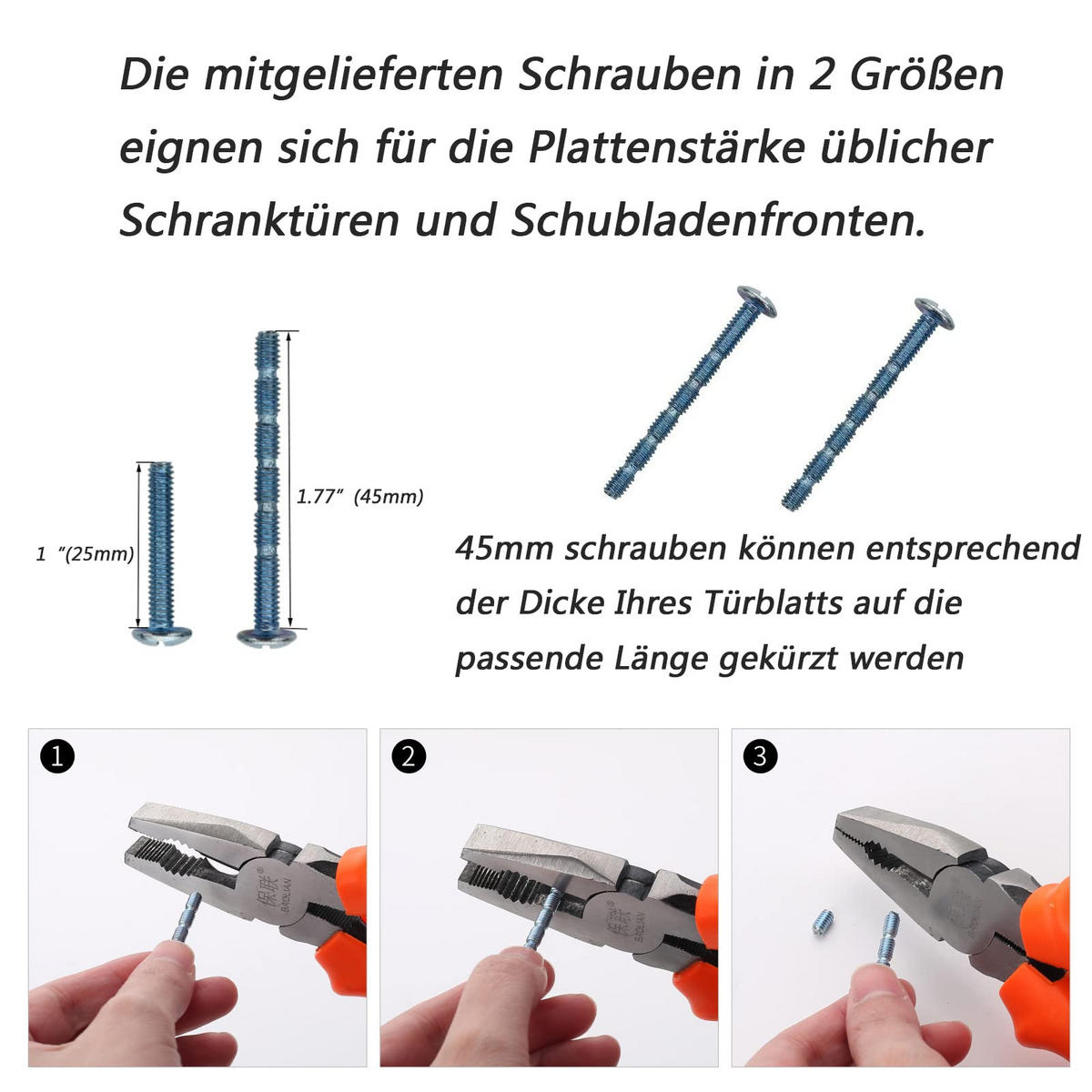 MÖBELGRIFF 5er-Set 224 mm - Silberfarben, Metall (1.2/3.6/2.62cm)