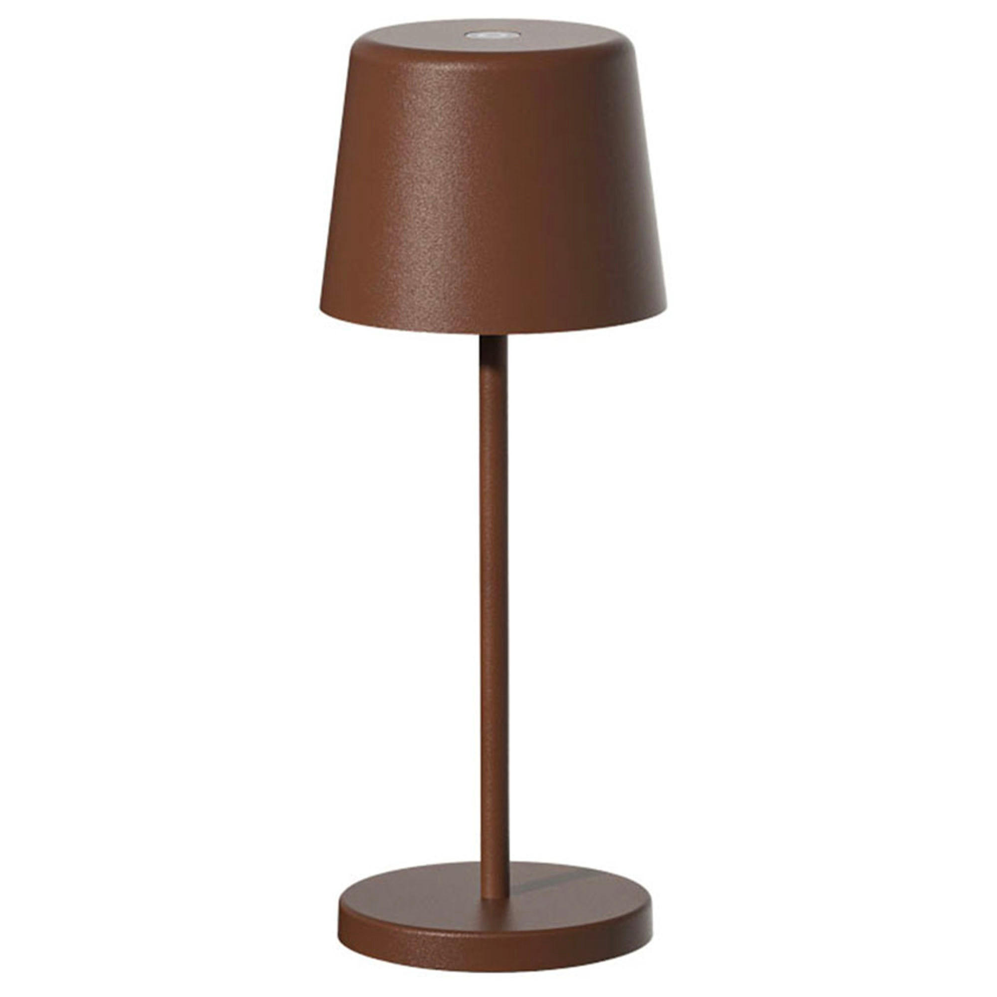 MINI-TISCHLAMPE KELLY MINI braun - Braun, Metall (8.2/8.2/22cm) - Lumisky