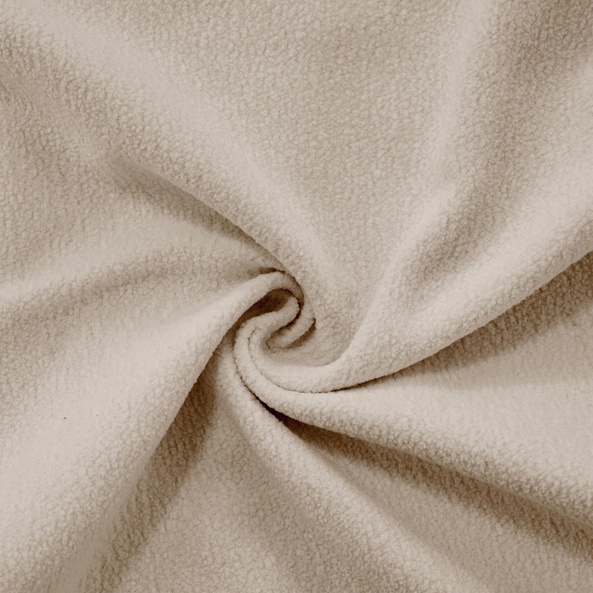 SOFA in Hellbraun aus Chenille mit 2 Ottomans und Kissen - Cappuccino, Textil (145/81/220cm) - Flora Grace