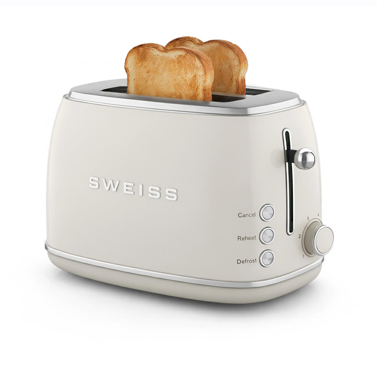 TOASTER GRS8 Beige, Vintage - Beige, Metall (54.8/12.9/22cm) - SWEISS