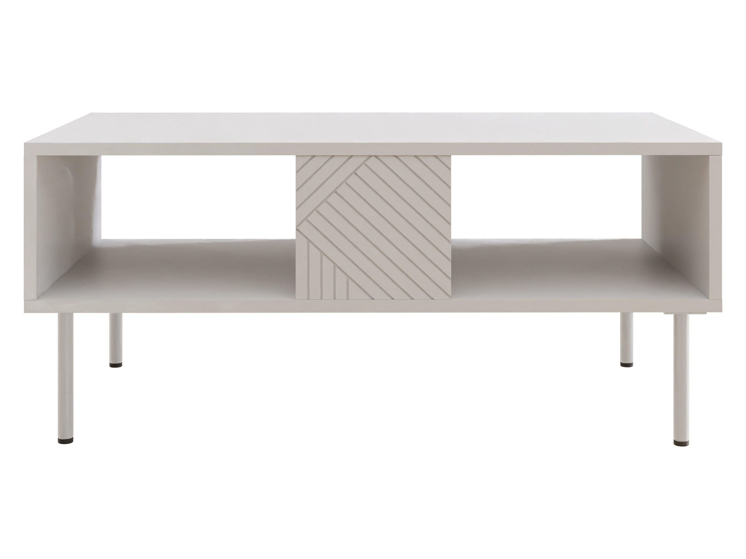 COUCHTISCH Art Deco Cashmere - Kaschmir, Holzwerkstoff/Metall (55/100/46cm) - MIRJAN24