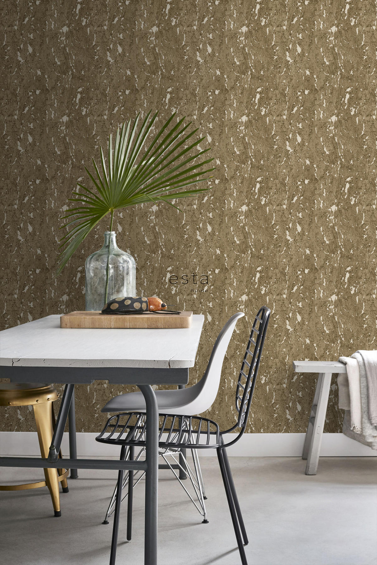 TAPETE Kork 50 x 900 cm - Braun, Papier (50/900cm) - ESTAhome