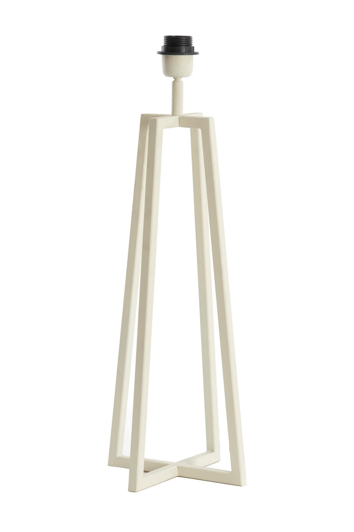 LAMPENFUSS Miley Weiß 21/21/56 cm - Weiß, Metall (21/21/56cm) - Light & Living