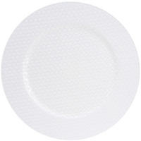 WEIHNACHTSTELLER Geflecht Ø 33 cm - Weiß, Kunststoff (33/33/33cm) - Home Styling Collection