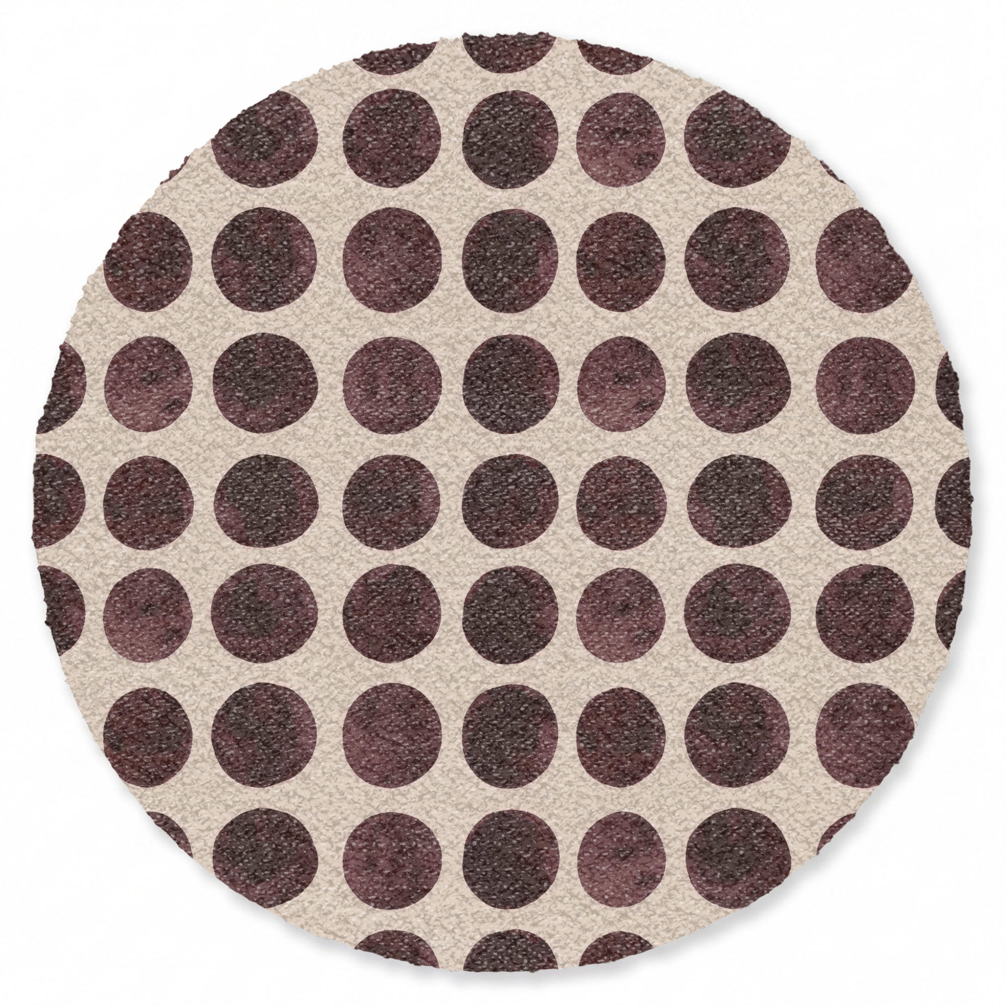 KOBERCE - Bodky - Vzor - Hnedý - 150x150 cm - tmavohnedá, textil/plast (150/0.4cm) - OnlyWow