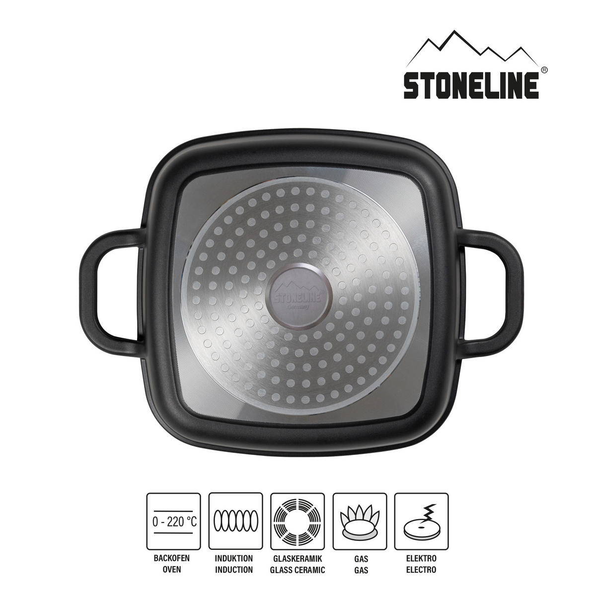 SERVIERPFANNE - Roségold, Metall (20cm) - Stoneline