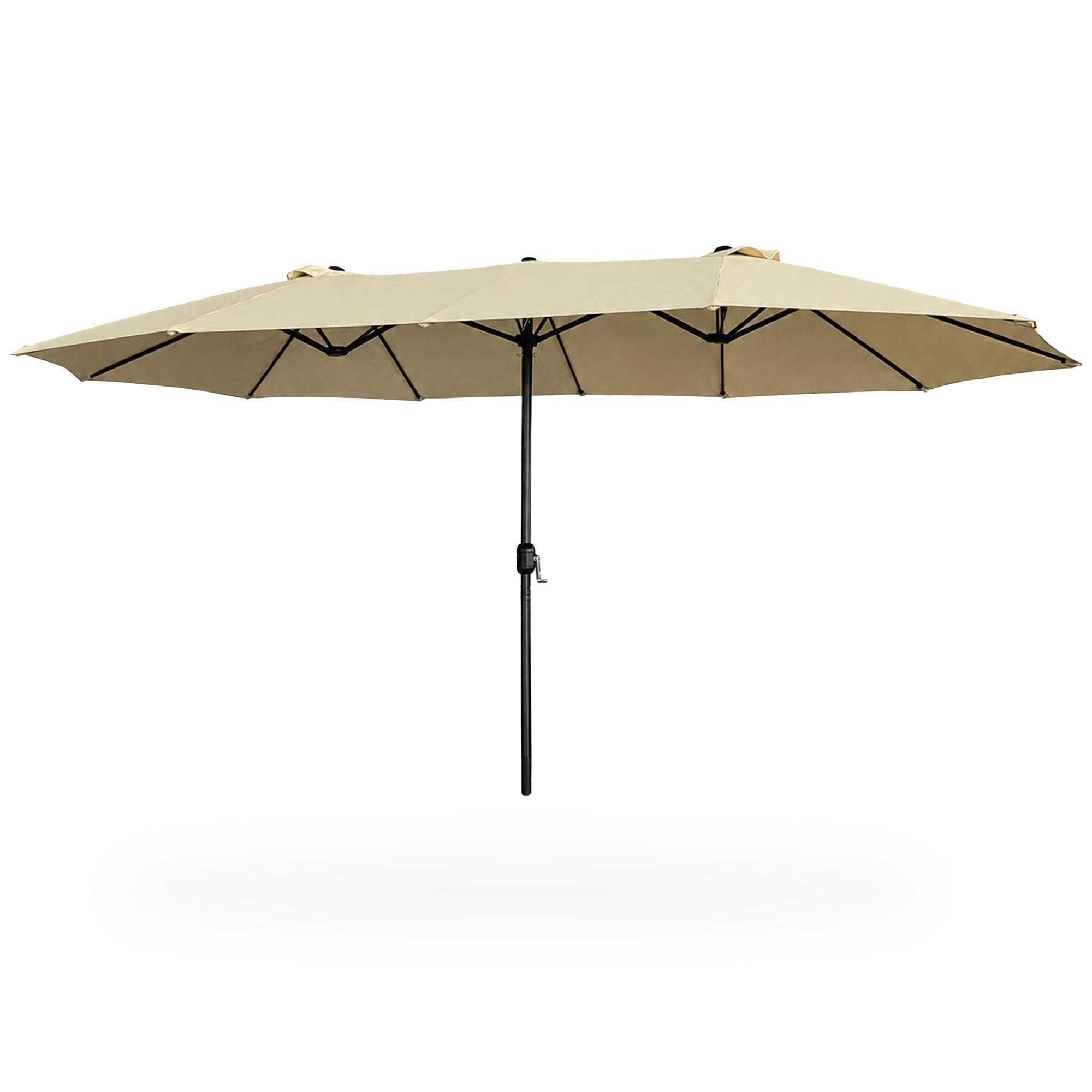 SONNENSCHRIM Beige 245/460 cm - Beige/Schwarz, Metall (460/270cm) - Akord