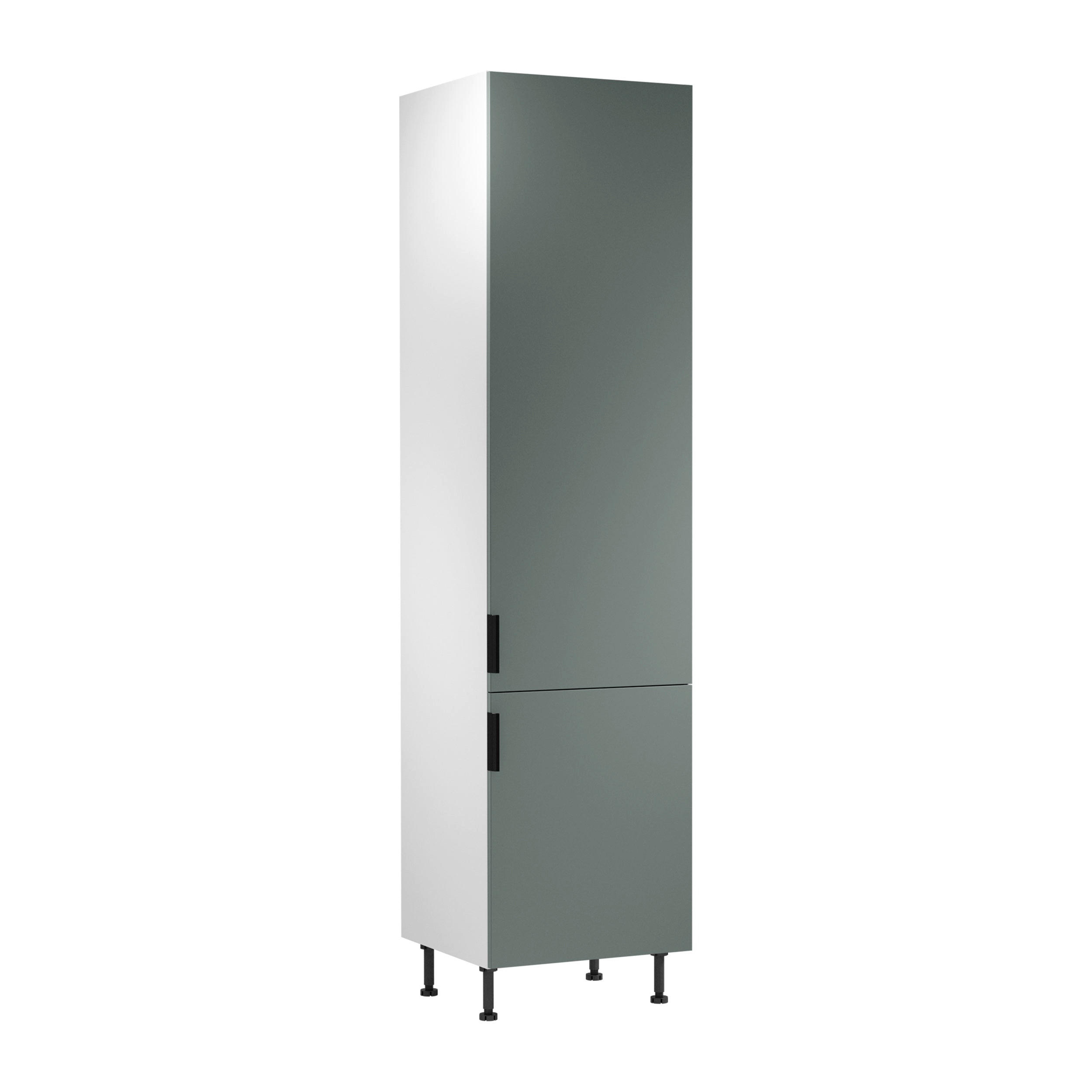 HOCHSCHRANK D60T P/L AX – Sorento Weiß Grün – Weiß / Grün - Weiß/Grün, Holzwerkstoff (60/247/58cm) - ROYAL24_MARKT
