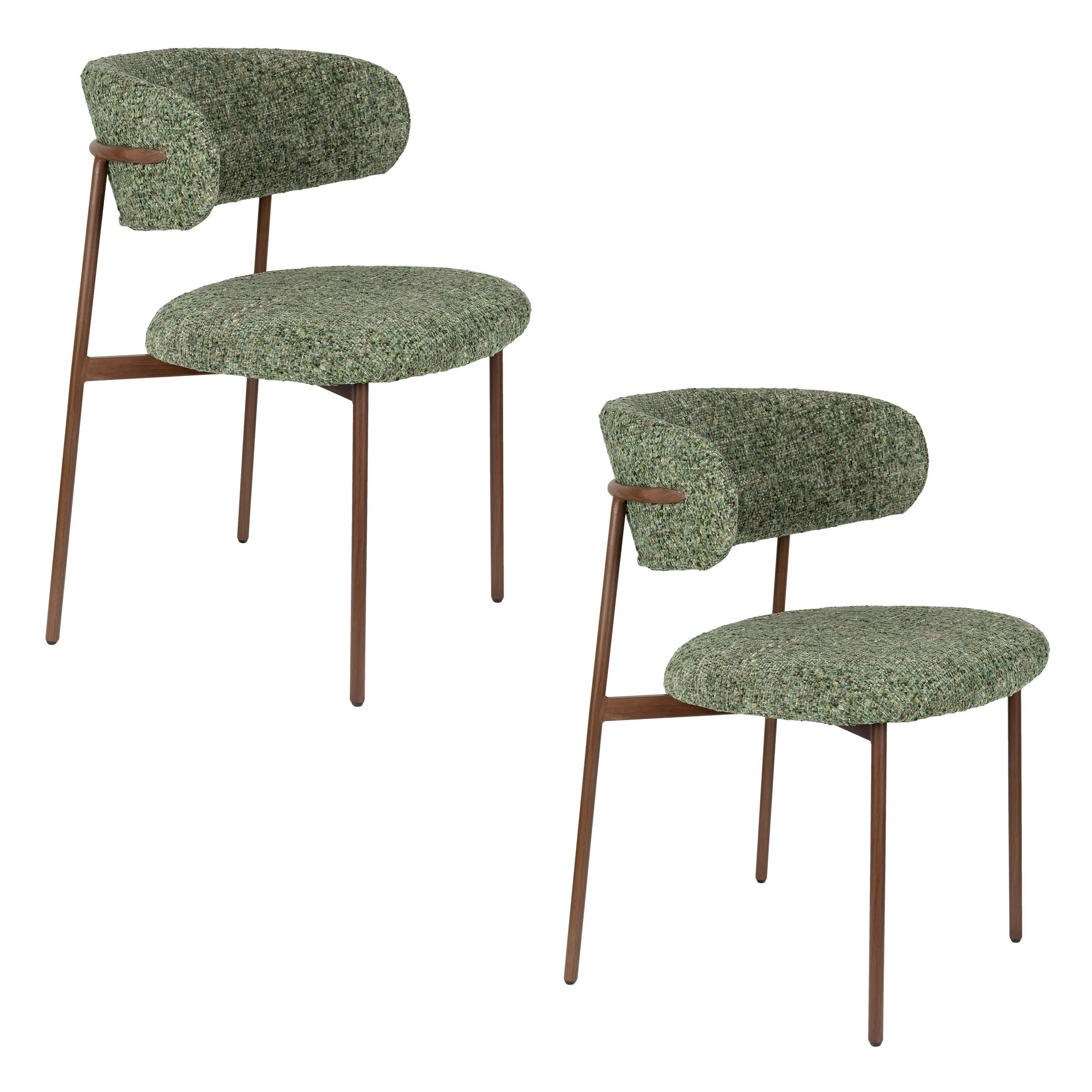 ESSZIMMERSTUHL Claes Grün - 2 er Set - Grün, Kunststoff (56.5/78.5/57.5cm) - Housecraft Living