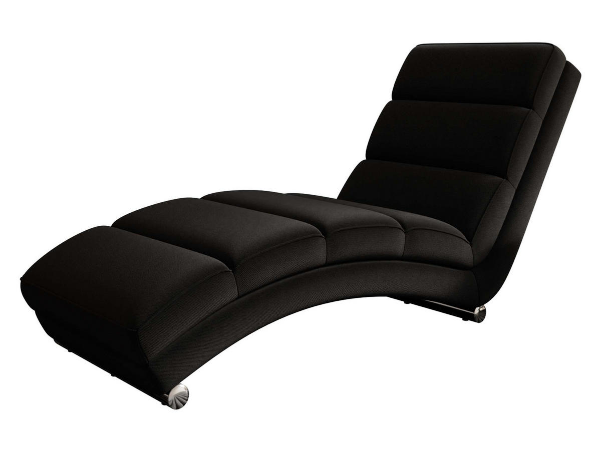 RELAXLIEGE Holiday - Chromfarben/Schwarz Hochglanz, Holz (62/84/180cm) - MIRJAN24