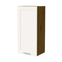 HÄNGESCHRANK Oslo W4/45 Eiche Artisan / Weiß Matt 45 / 32,5 / 96cm - Eiche Artisan/Weiß, Holz/Holzwerkstoff (45/96/32.5cm) - Feldmann-Wohnen