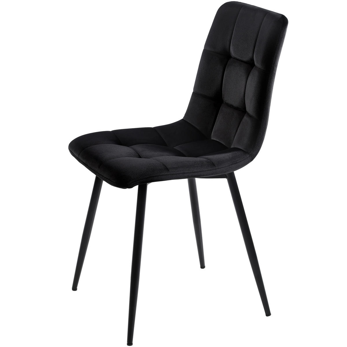 ESSZIMMER-SET 5-tlg mit Marmor-Spanplatten-Tisch 140x80, vier Samtstühlen mit verstellbaren Metallbeinen, grau-schwarz - Schwarz, Holzwerkstoff (80/75/140cm) - Luhomfu