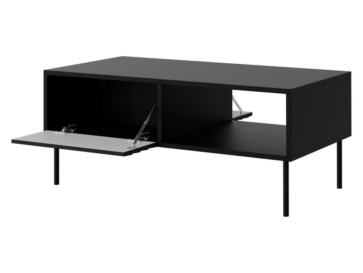 COUCHTISCH Cortina - Schwarz, Holzwerkstoff/Metall (55/100/45cm) - MIRJAN24