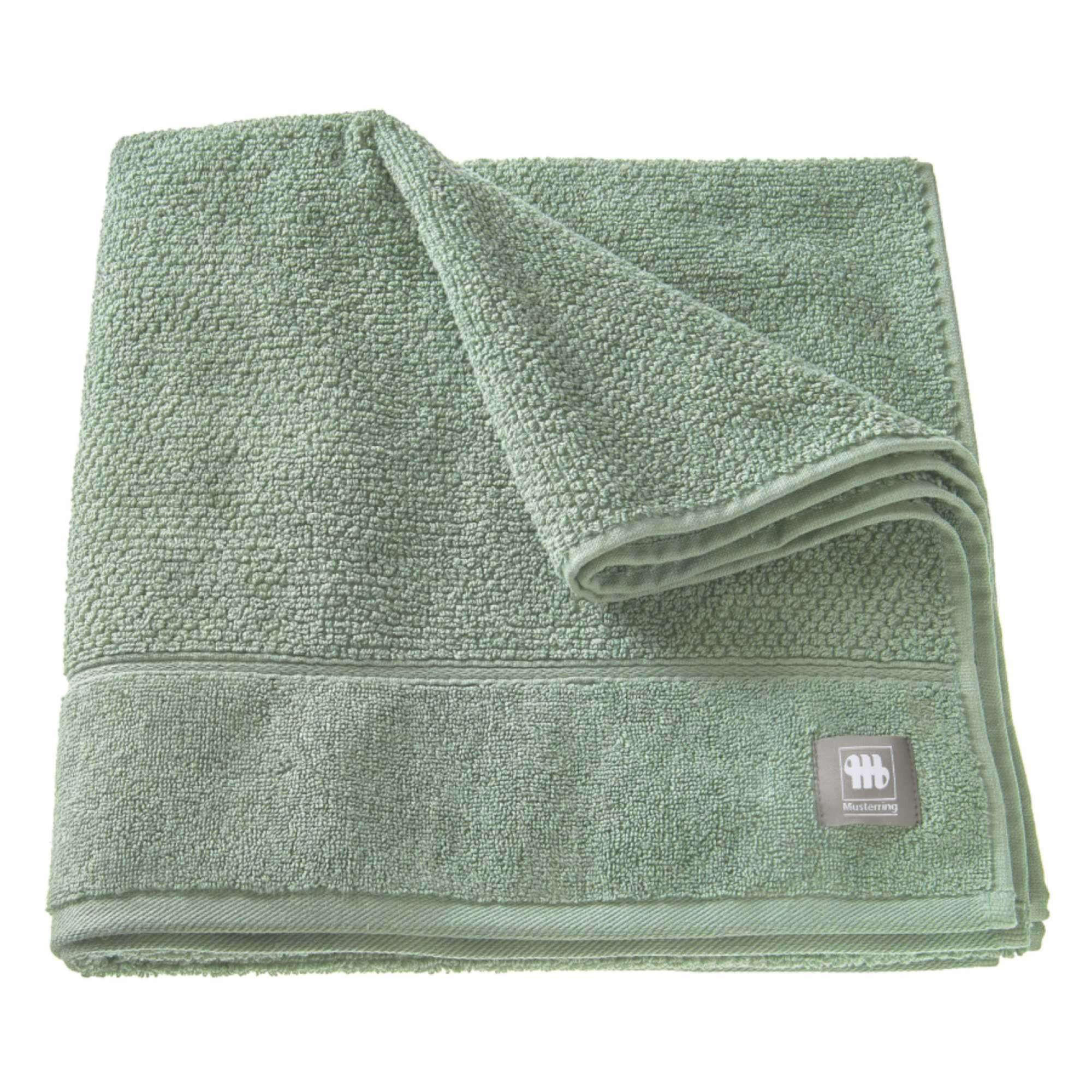 DUSCHTUCH SOLID - Grün, Textil (70/140cm) - Musterring