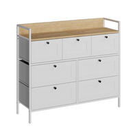 KOMMODE Belaro Weiß 98 x 85 cm mit 7 Schubladen - Weiß, Holzwerkstoff (98/85/30cm) - Vicco