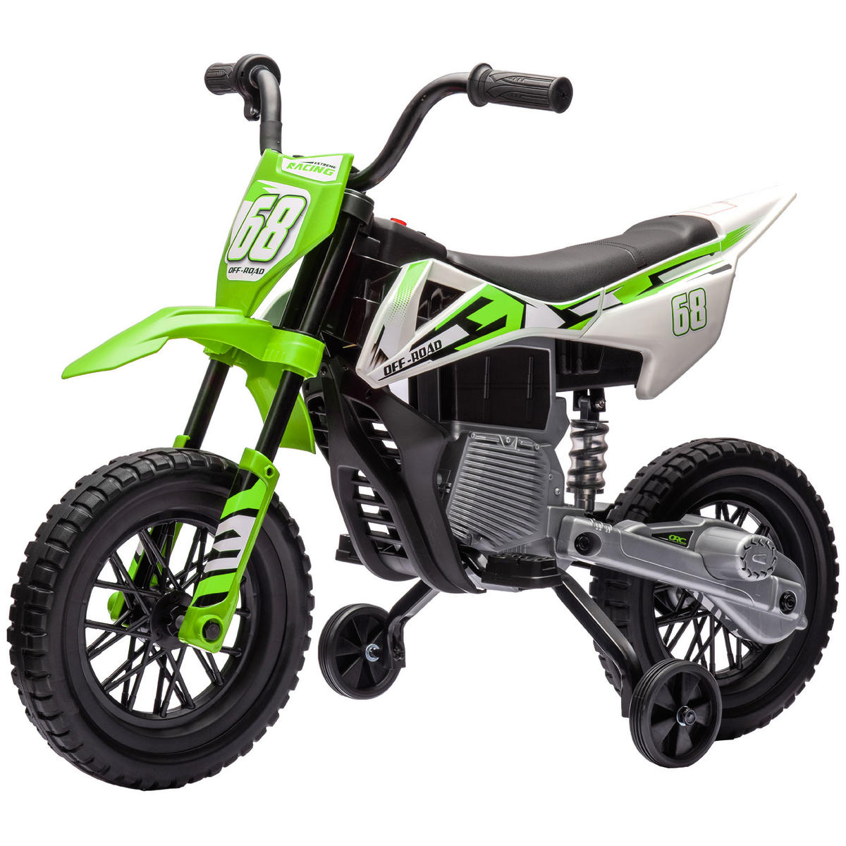 ELEKTRO-MOTORRAD DE-13098 2 Motoren Grün - Grün, Kunststoff (107/56/70cm) - ComfortXL