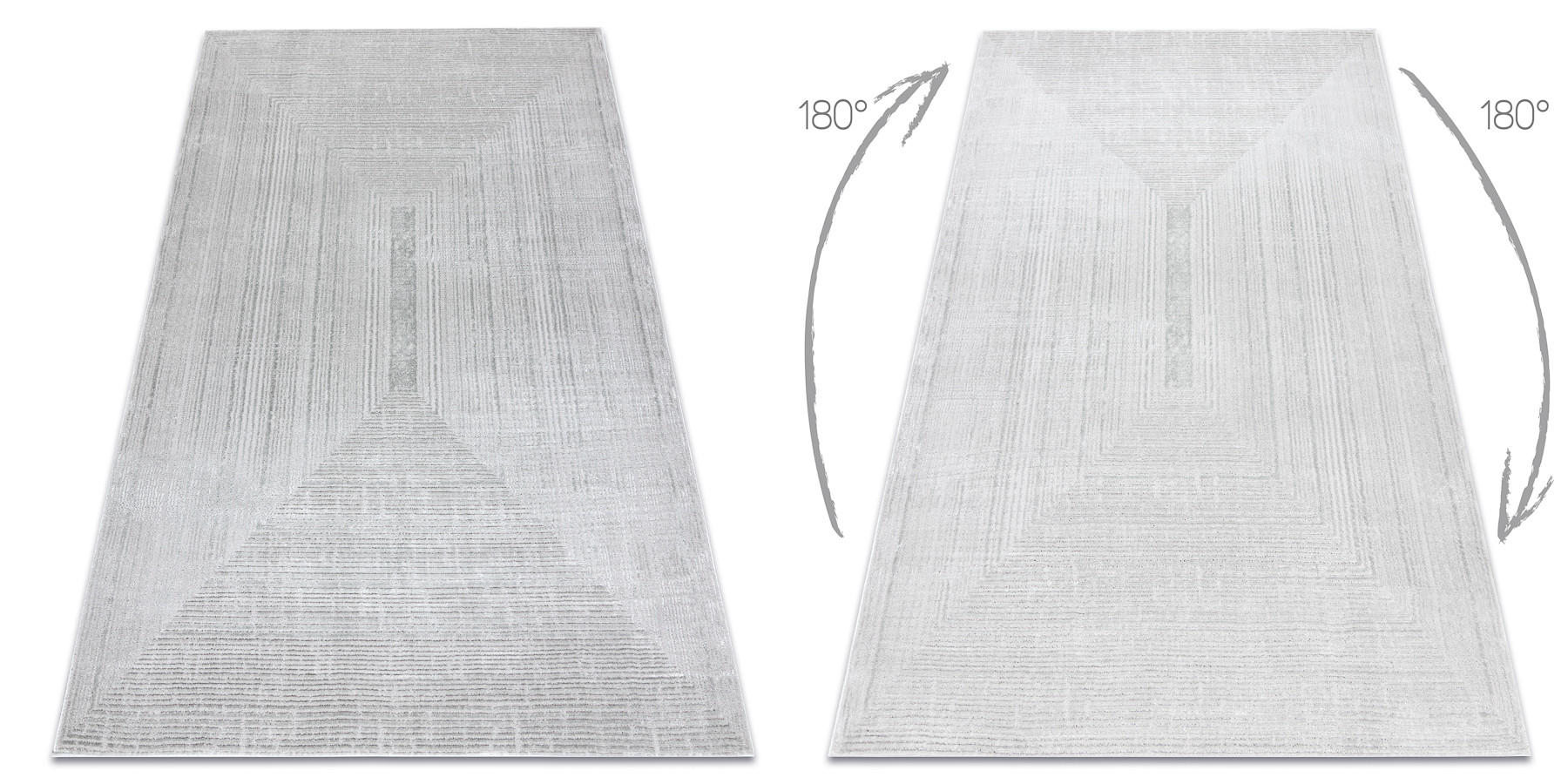 TEPPICH Balance 120/170 cm - Grau, Textil (120/170cm) - rugsX