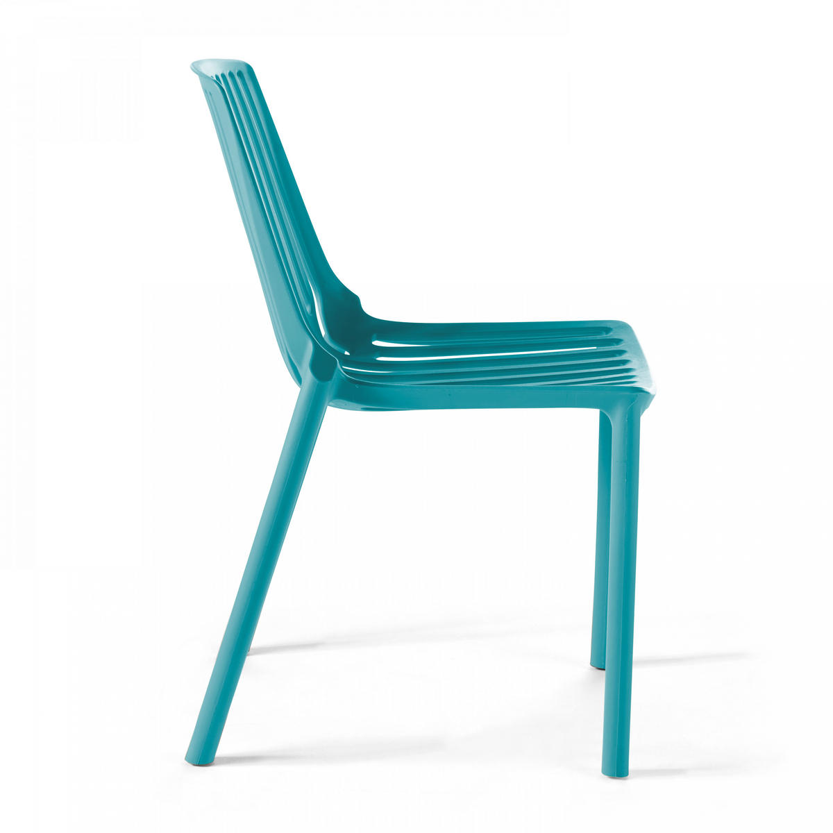 GARTENSTUHL, Blau - Blau, Kunststoff (55/80/46cm) - Oviala