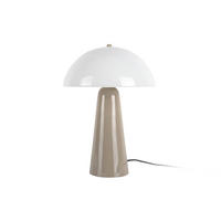 TISCHLAMPE Vidrio Centro Grau 30/30/42 cm - Grau, Metall (30/30/42cm) - Leitmotiv