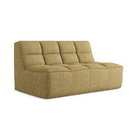 2-SITZER-SOFA Strukturstoff Stoff Gelb - Currygelb/Gelb, Kunststoff/Textil (160/75/93cm) - Makamii