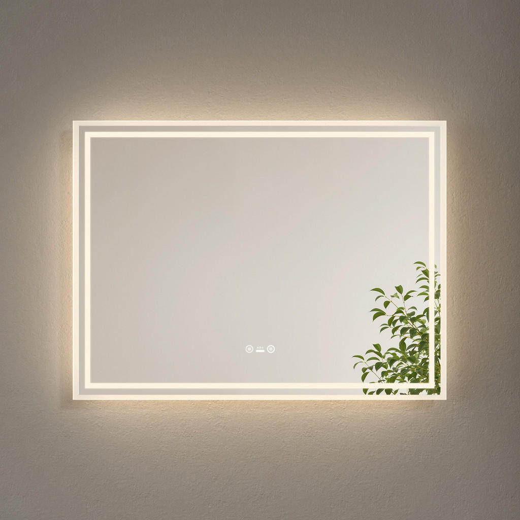OGLINDA de baie cu LED-uri 80/60/3,5 cm
