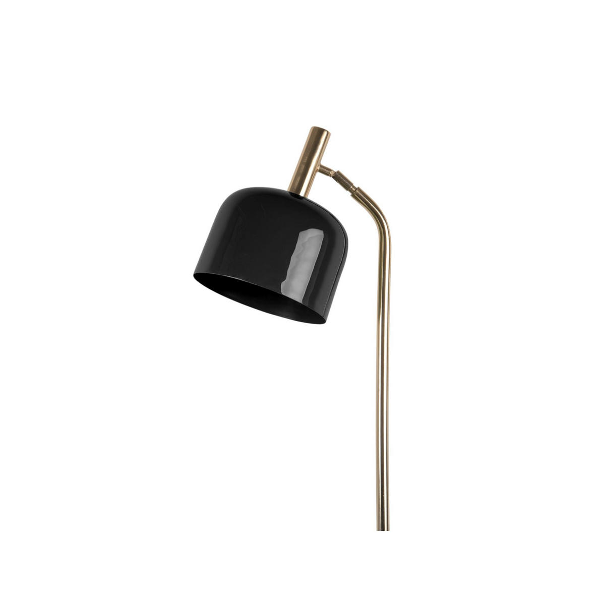 STEHLEUCHTE Smart 26/26/164 cm - Schwarz, Metall (26/26/164cm) - Leitmotiv