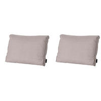 RÜCKENKISSEN Basic 43/73 cm 2er-Set - Taupe, Textil (73/8/43cm) - Madison