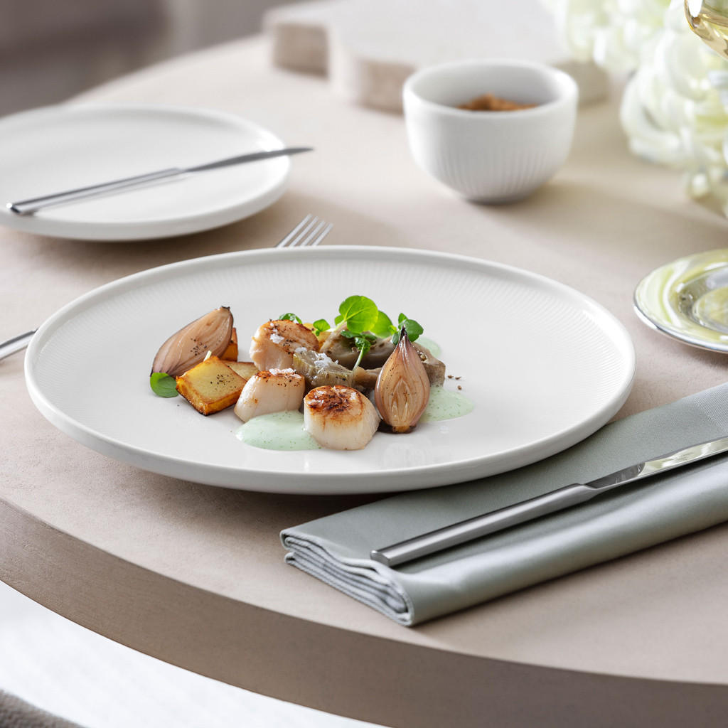 KOMBISERVICE Afina weiß 30er Set - Weiß, Keramik (1/1/1cm) - Villeroy & Boch
